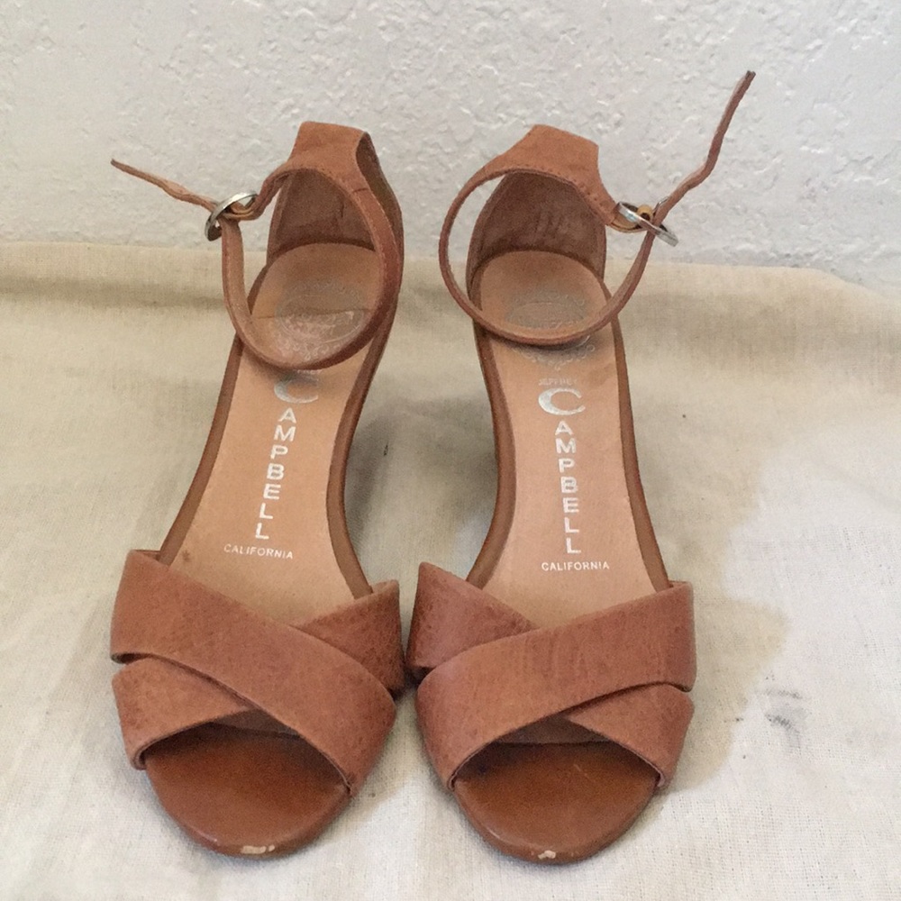 Brown Jeffrey Campbell heels
